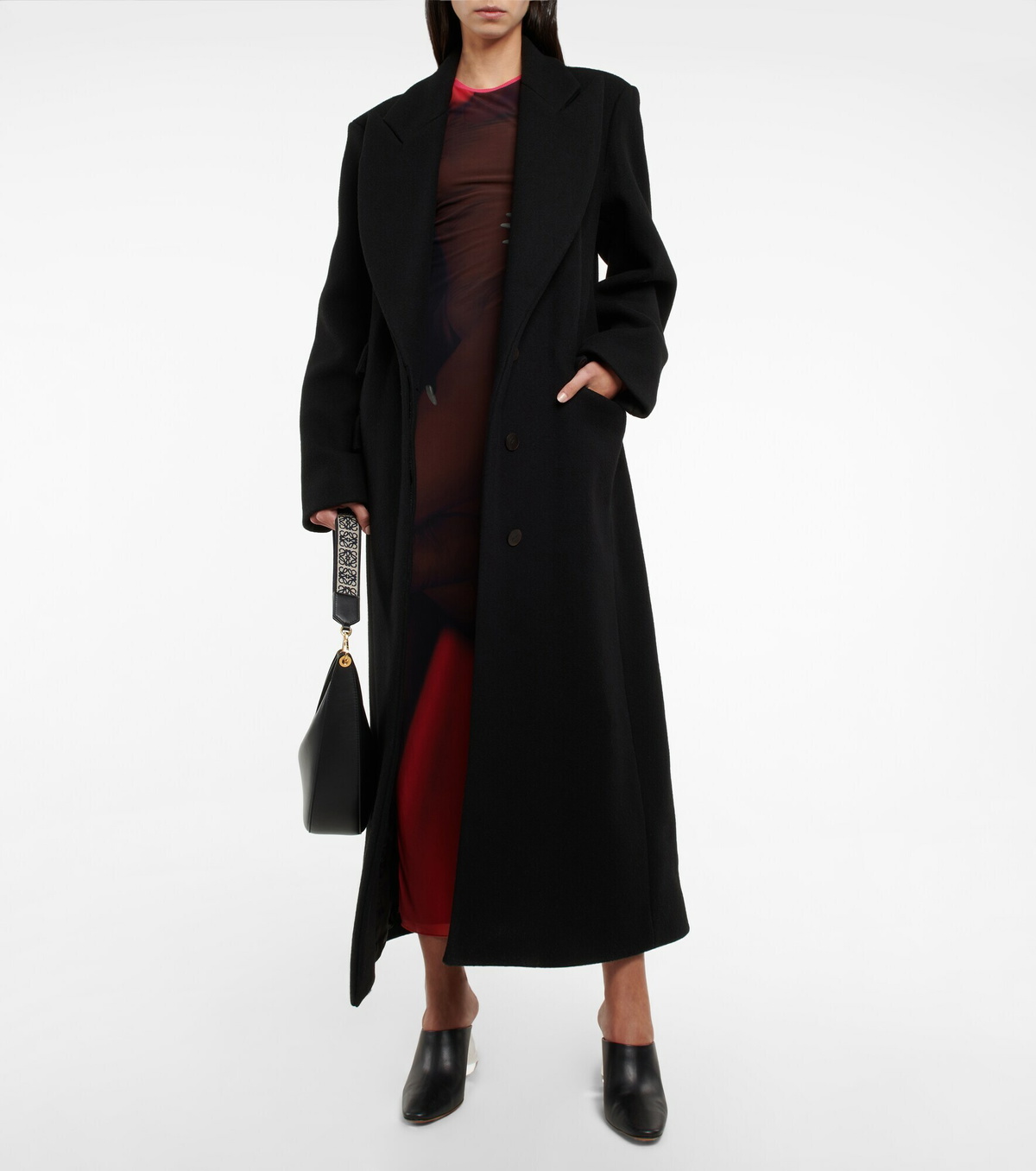 Loewe - Wool and cashmere coat Loewe