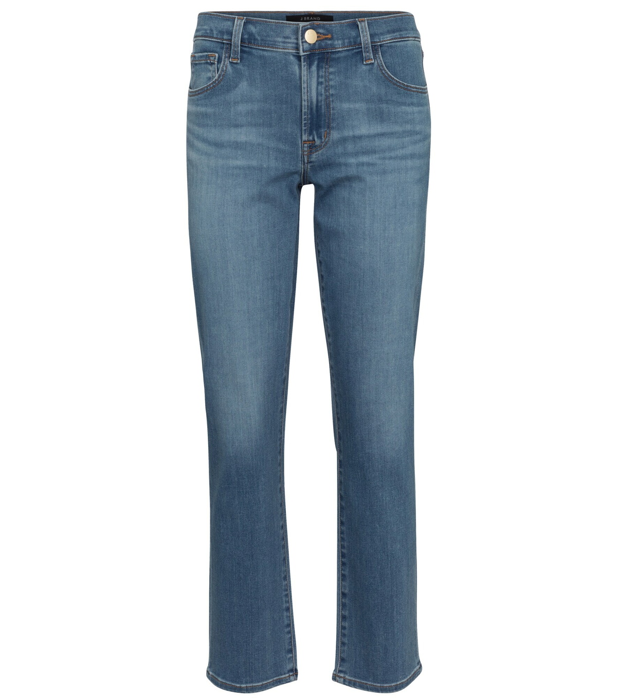J Brand - Adele mid-rise straight jeans