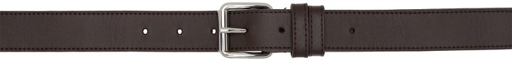 Photo: COMME des GARÇONS WALLETS Brown Classic Leather Belt