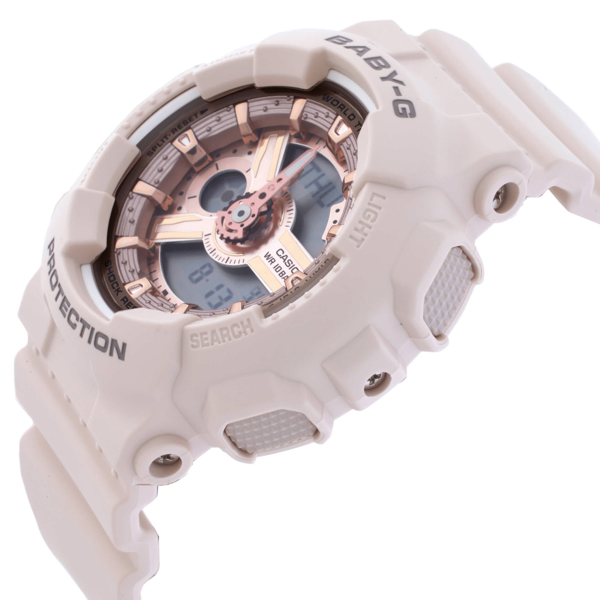 Casio Baby-G Alarm World Time Quartz Analog-Digital Watch BA-110XCP-4ADR