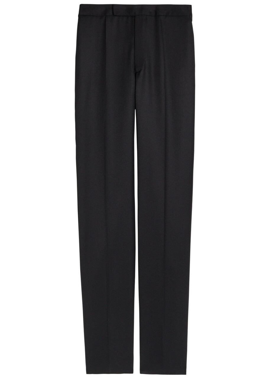 JW Anderson Tuxedo Straight-leg Trousers Black