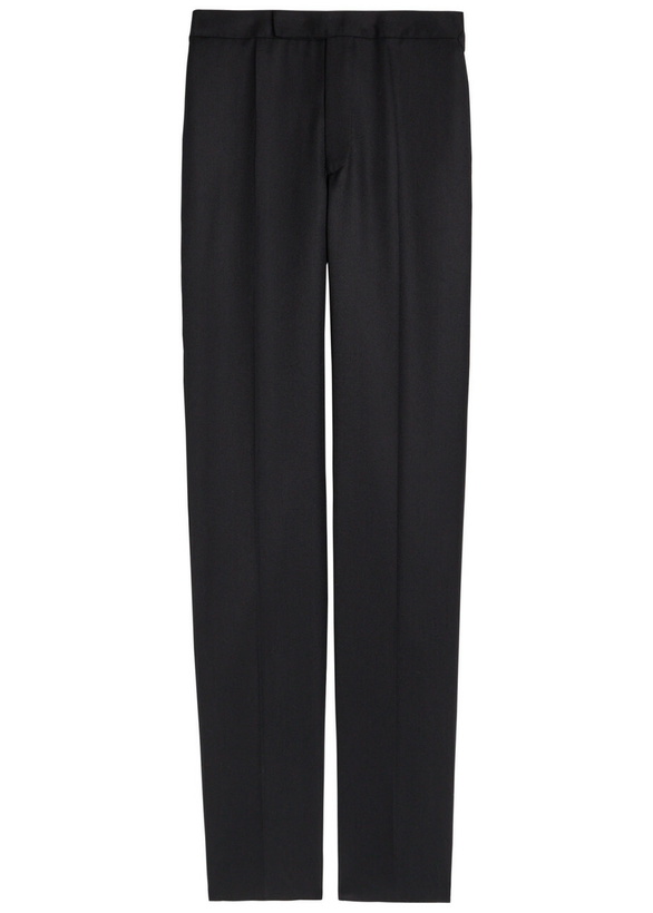 Photo: JW Anderson Tuxedo Straight-leg Trousers Black