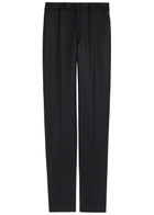 JW Anderson Tuxedo Straight-leg Trousers Black