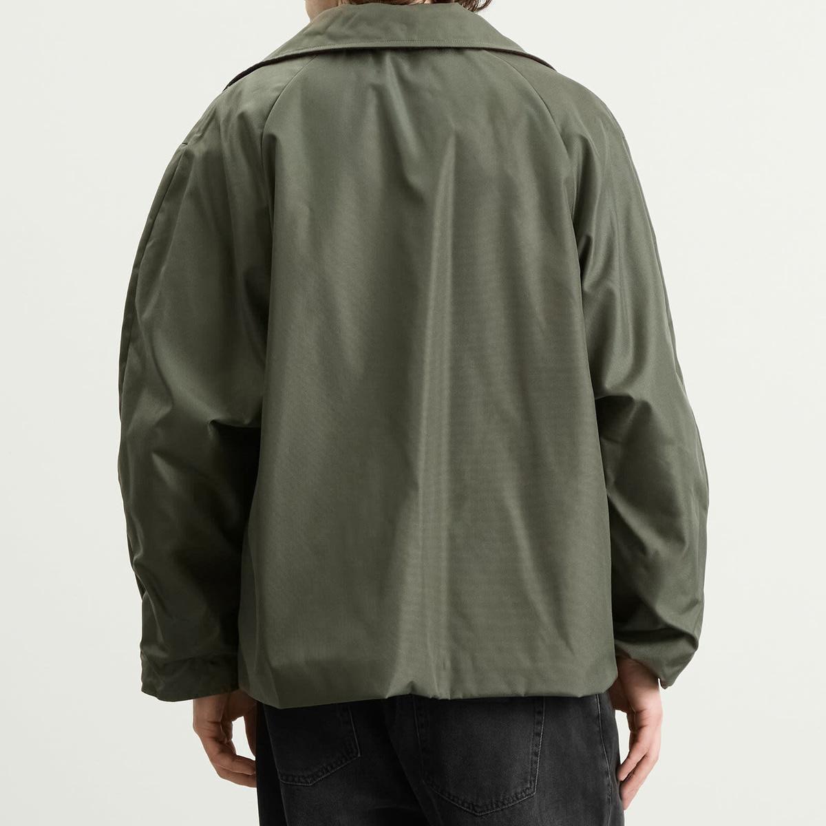 Maison Margiela Men's Reversible Short Parka Jacket in Military