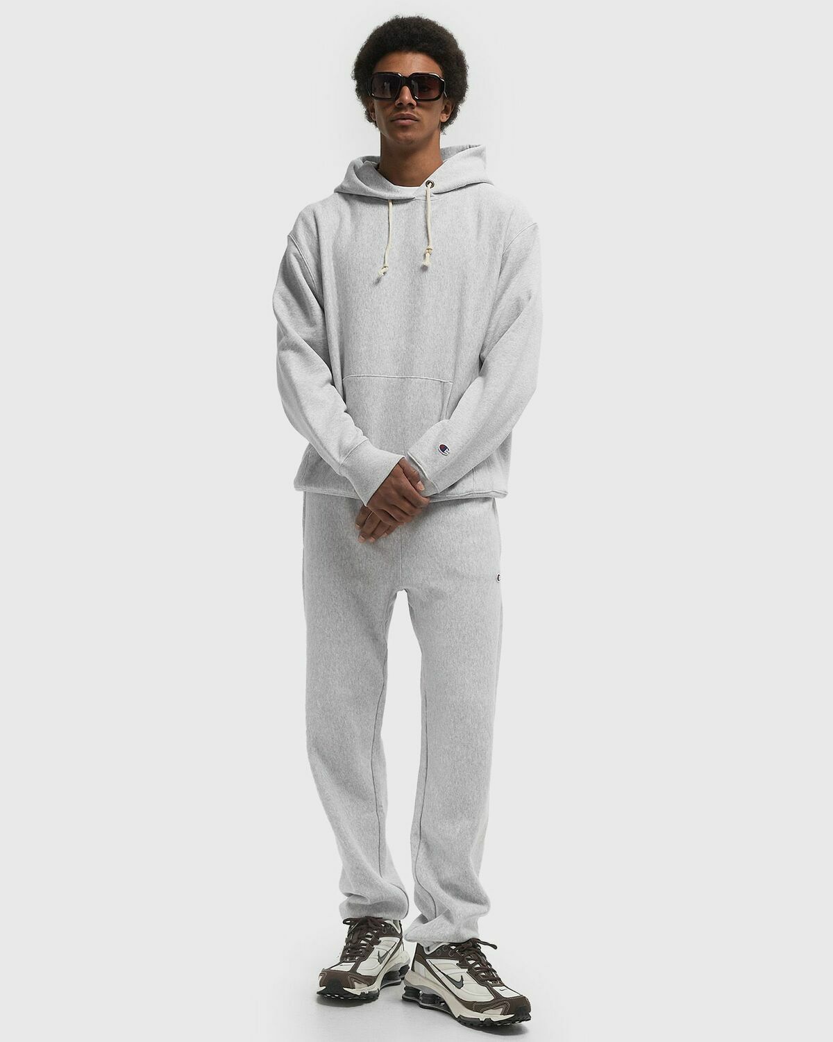 CHAMPION Hooded Sweatshirt Grey Mens Hoody