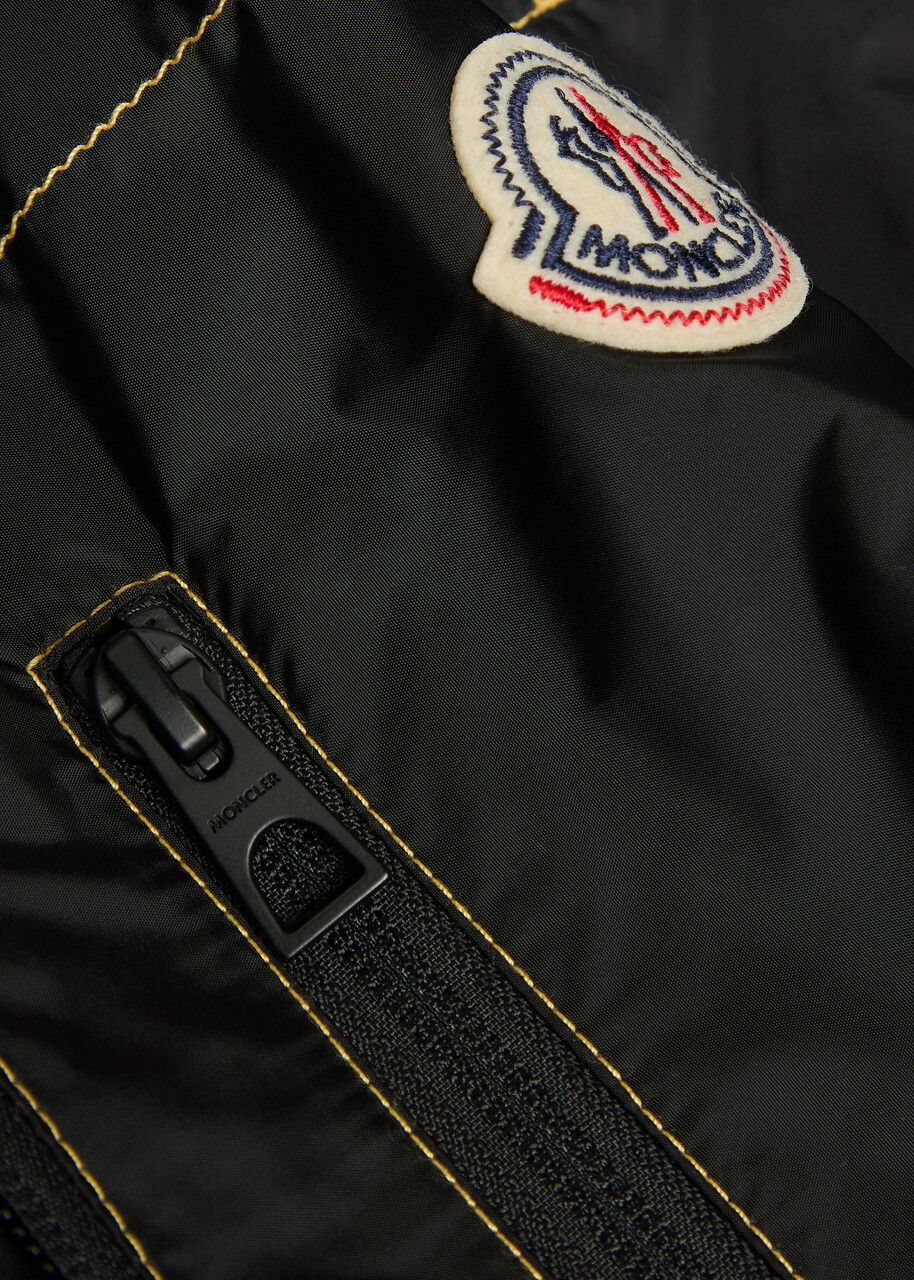 Moncler Arrakis Hooded Nylon Jacket Black