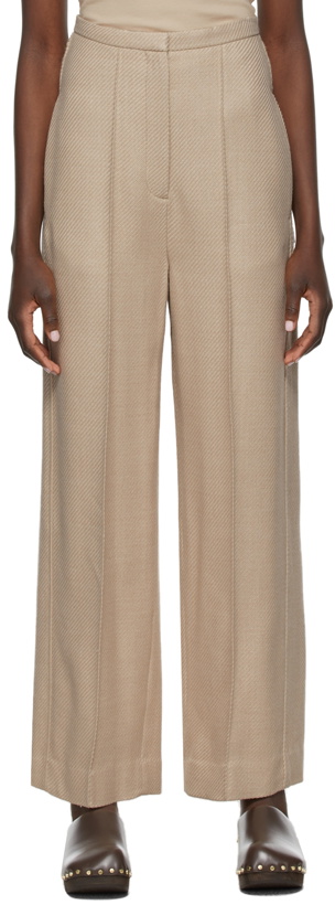 Photo: Totême Jumbo Twill Wide-Leg Trousers