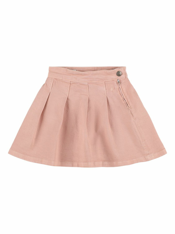 Photo: BONPOINT Pleated Stretch Cotton Gabardine Skirt