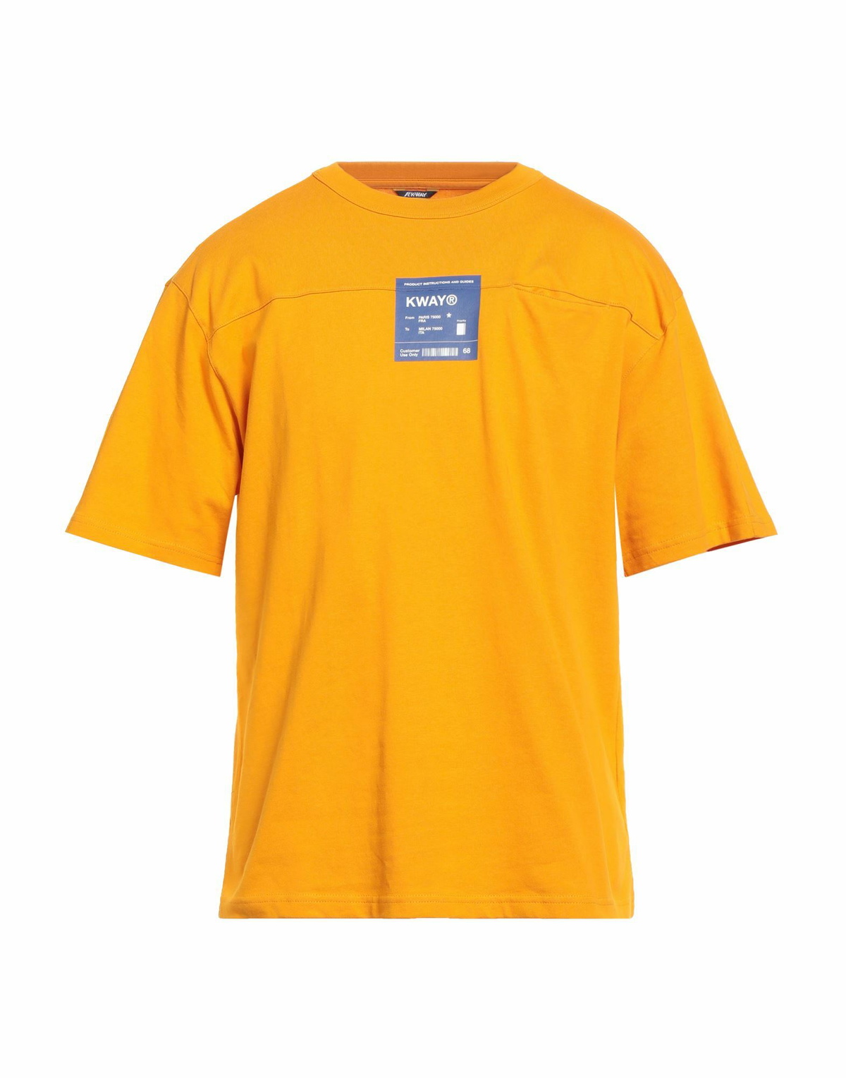 K-way Mens T-shirt in Orange
