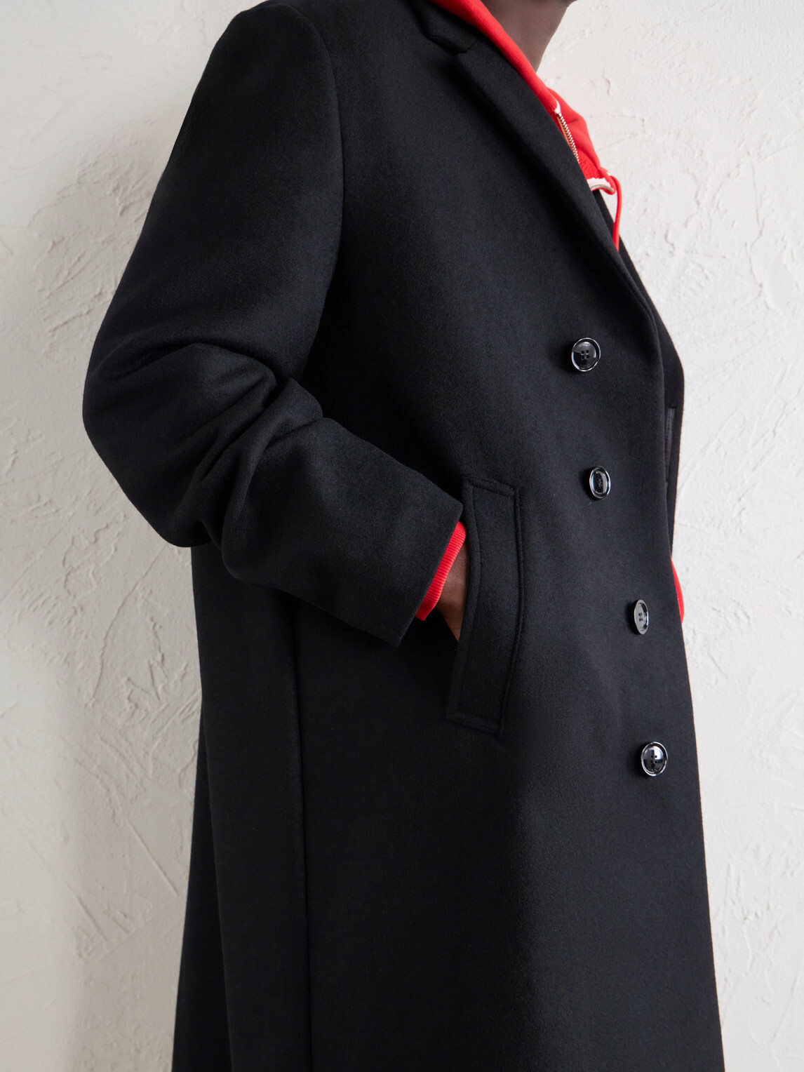 TOTEME - Wool, Cashmere and Silk-Blend Coat - Black
