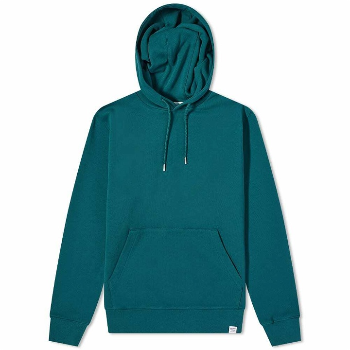 Photo: Norse Projects Men's Vagn Classic Hoody in Sea Blue