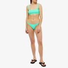 Alexander Wang Women's High Cut Bikini Bottom in Mint Julep