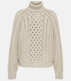 Brunello Cucinelli Cable-knit cashmere-blend sweater