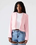 Steve Madden Serenea Blazer Long Sleeve in Light Pink