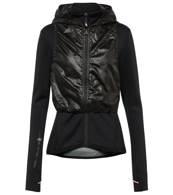 Photo: Moncler Grenoble - Technical jersey zip-up hoodie