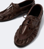 Saint Laurent Le Loafer Bateau leather boat shoes
