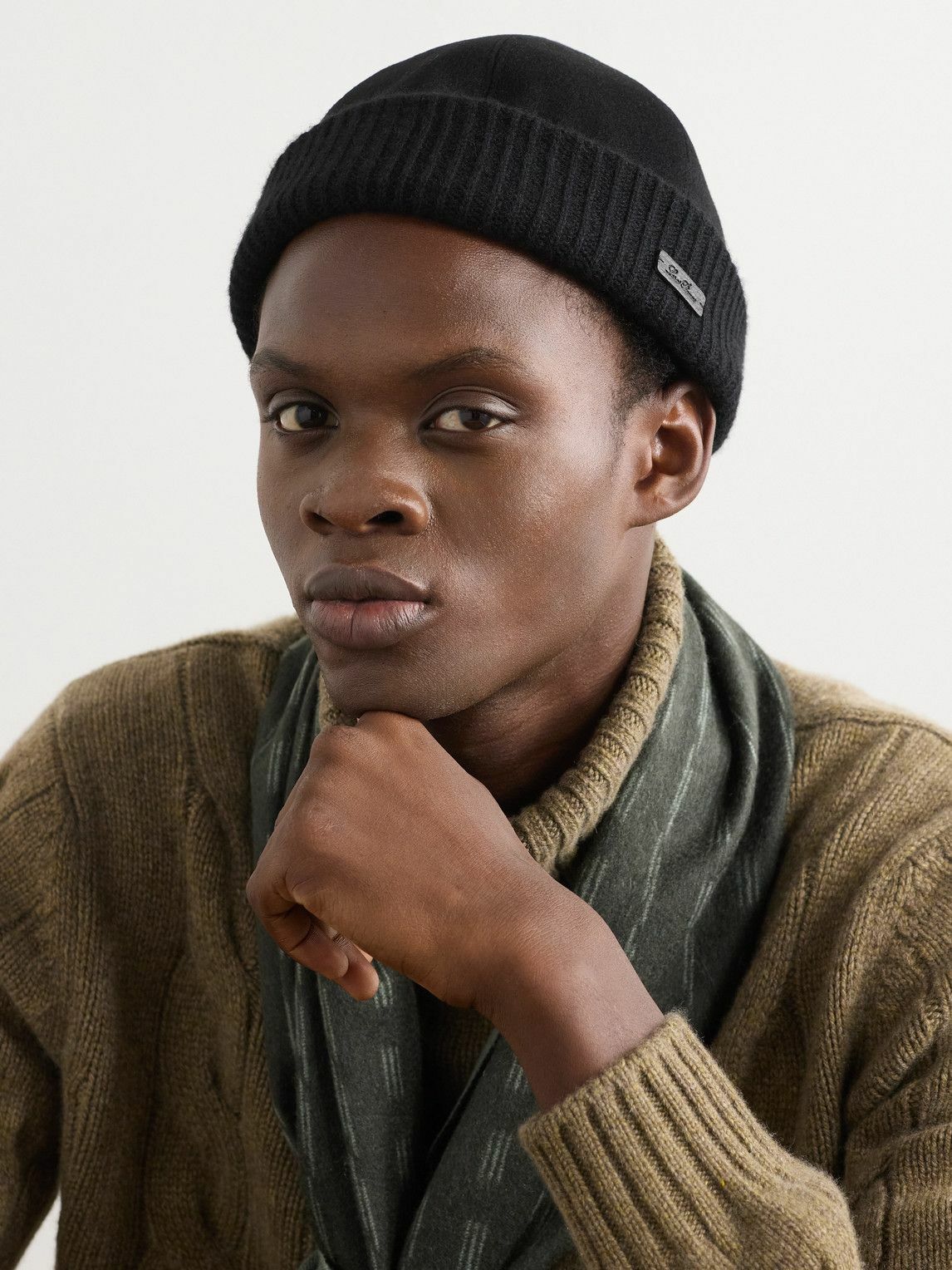 Loro Piana - Logo-Appliquéd Storm System® Cashmere Beanie  display picture 1