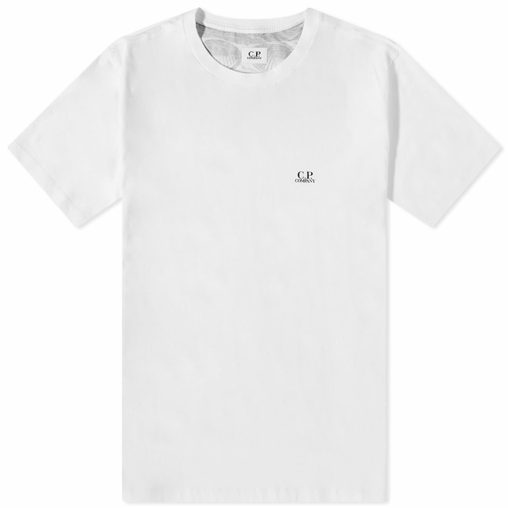 Photo: C.P. Company Men's Goggle Back Print T-Shirt in Gauze White
