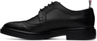 Thom Browne Black Pebble Grain Longwing Brogues