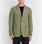 Drake's - Unstructured Linen Suit Jacket - Green