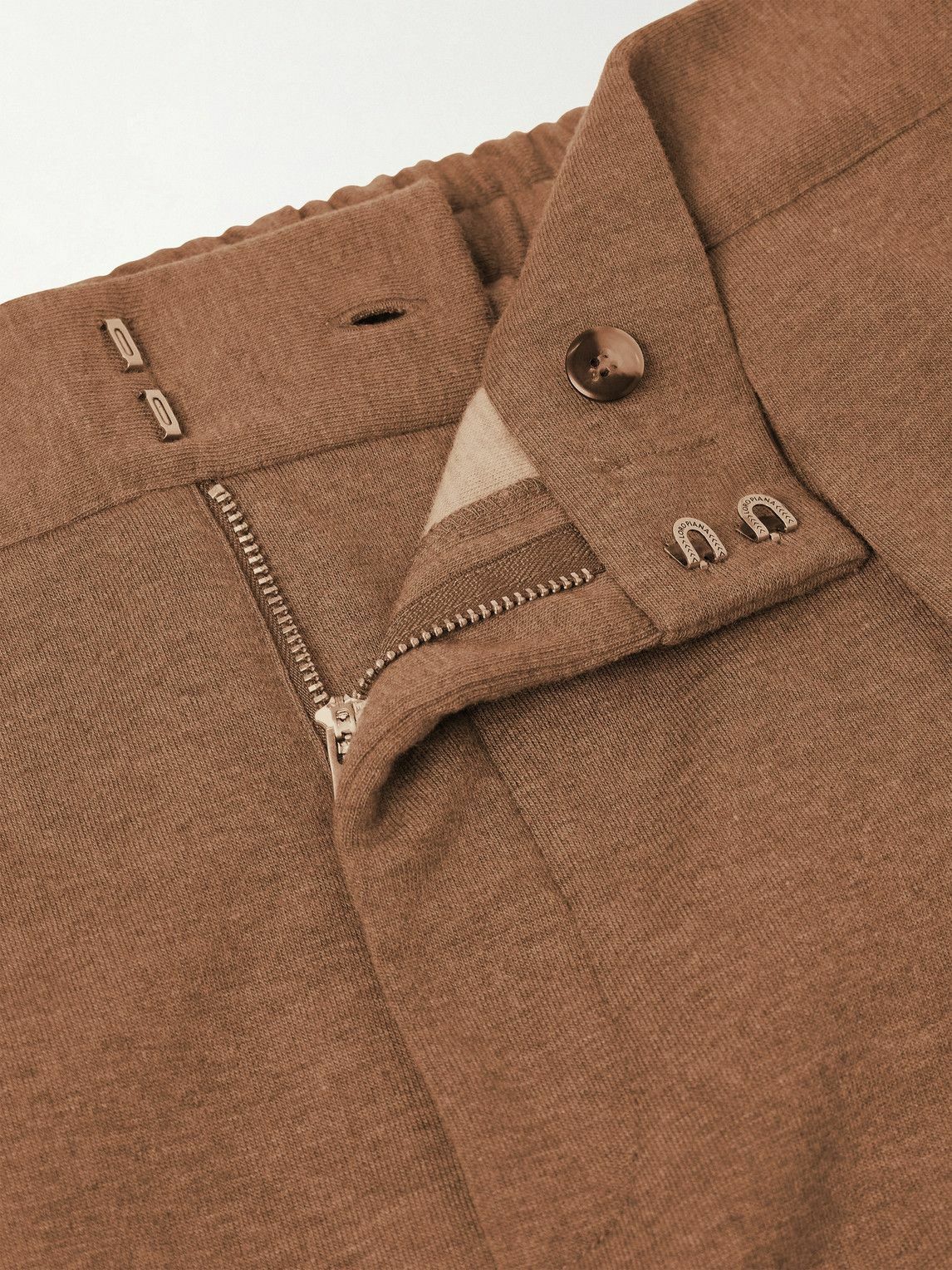 Loro Piana - Wide-Leg Wool and Cashmere-Blend Trousers - Brown