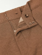 Loro Piana - Wide-Leg Wool and Cashmere-Blend Trousers - Brown