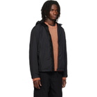 Stone Island Black 4100001 Crinkle Reps NY Jacket