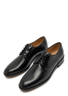 Valentino Garavani Des Dieux Derby Leather Loafers Black