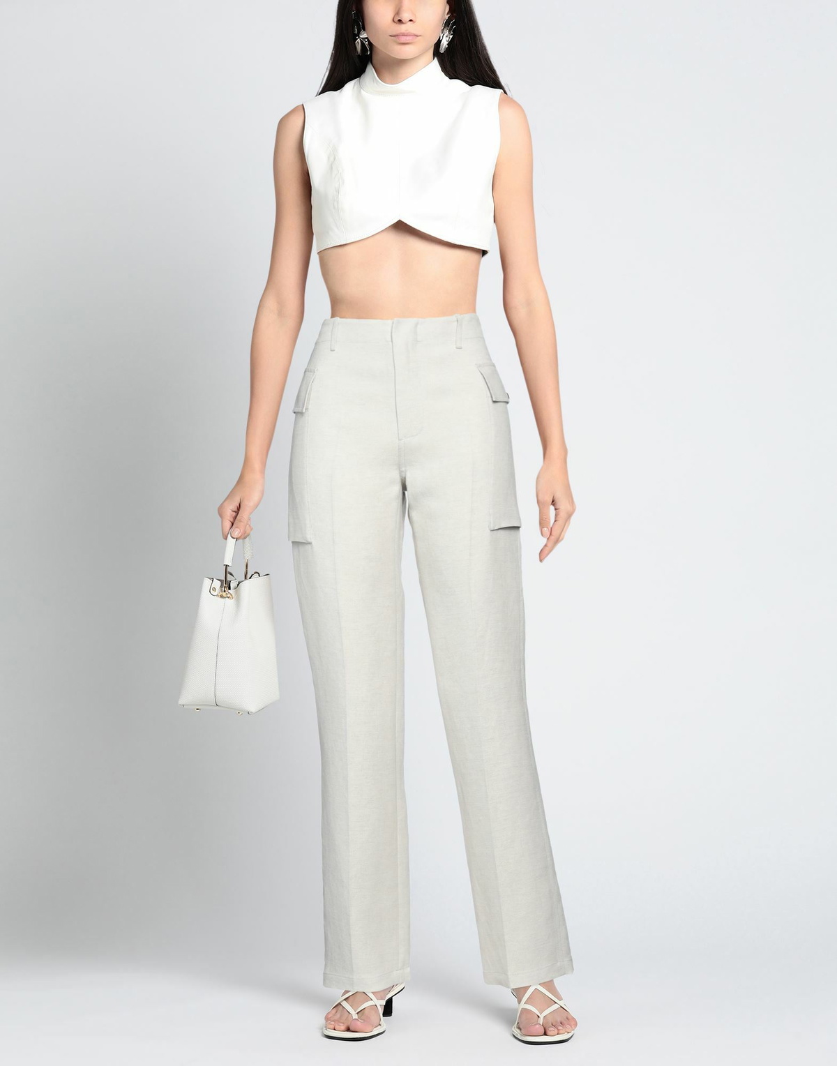 Durazzi Womens Pants Light in Grey