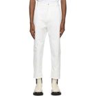 Valentino White Twill Trousers