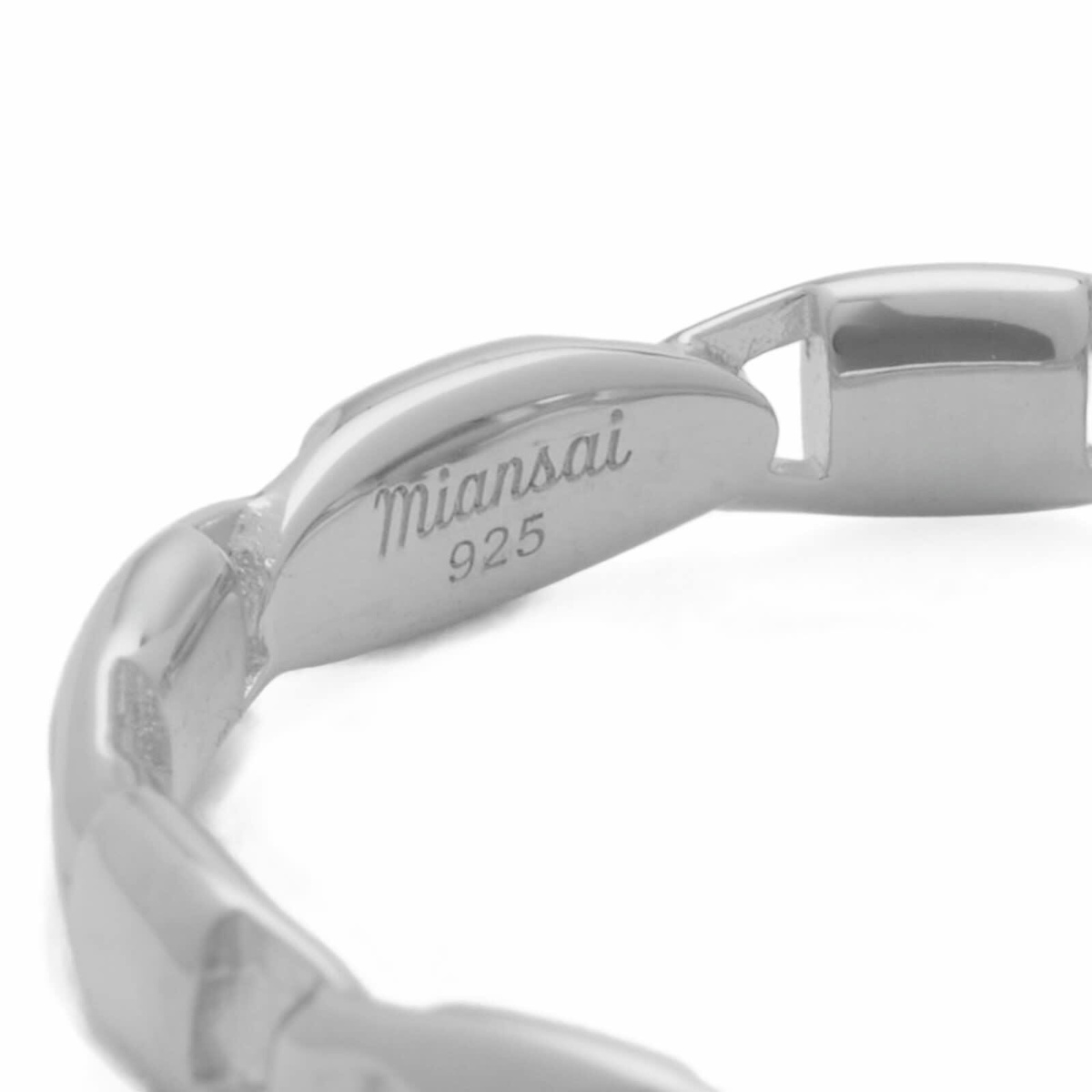 Miansai Men's Ova Ring in Silver