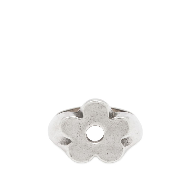 Photo: TwoJeys Men's Flower Ring in Silver
