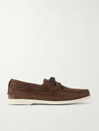 Kiton - Suede Boat Shoes - Brown