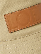 Loewe - Paula's Ibiza Logo-Appliquéd Cotton-Twill Bucket Hat - Neutrals