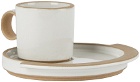 departo White Ceramic Espresso Set