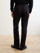 Brioni - Asolo Straight-Leg Wool Drawstring Trousers - Gray