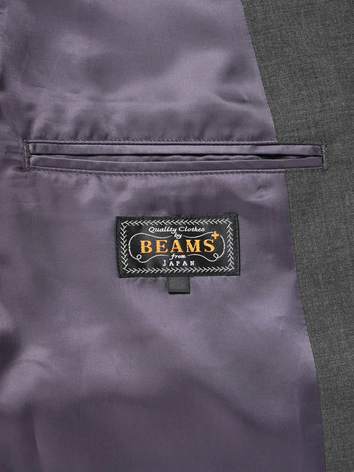 美品レア NB×beams+ EASY SET UP SUITS Beams Plus - Unstructured Woven Blazer - Gray Beams Plus