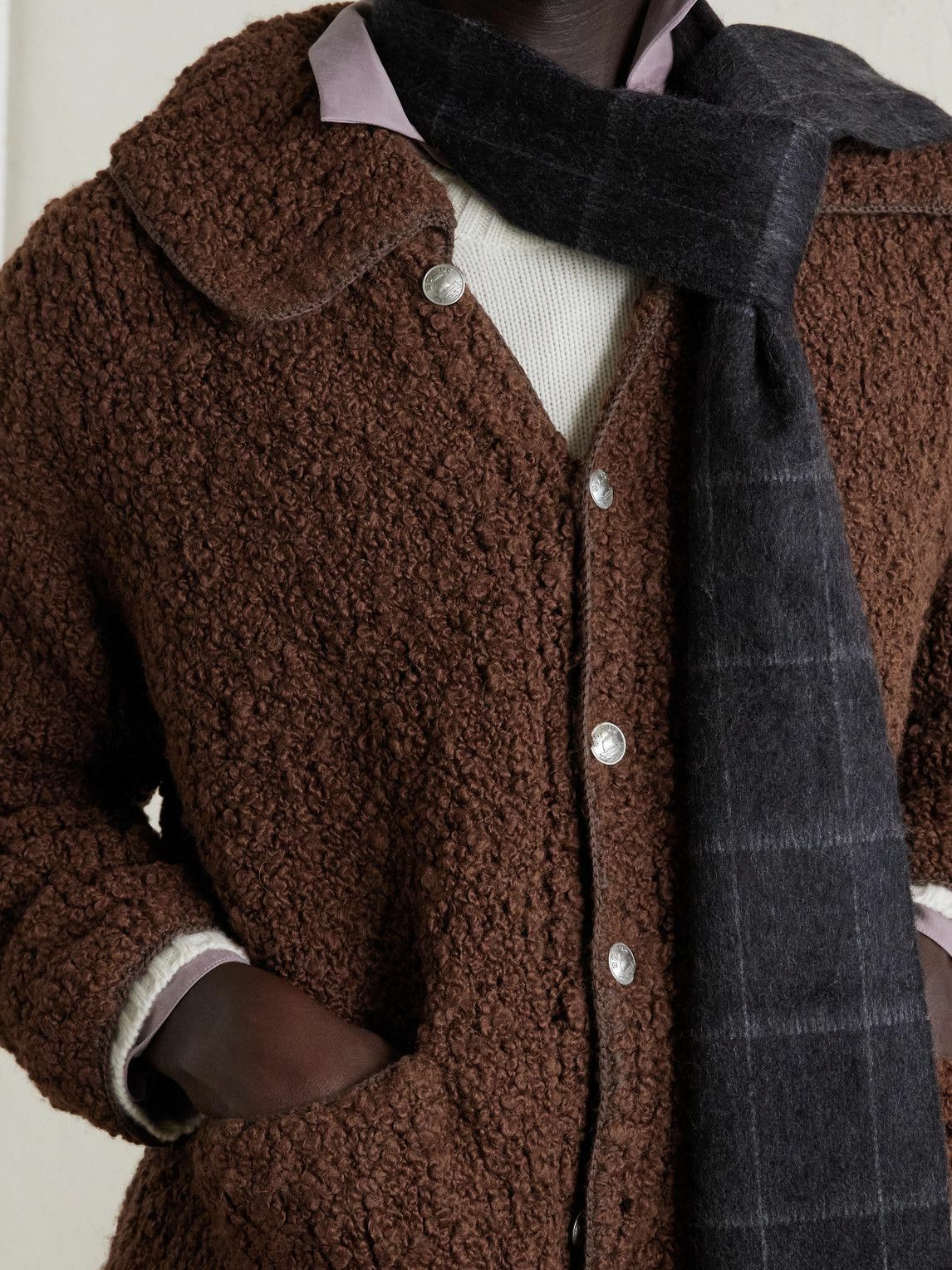 BODE - Moppet Alpaca-Blend Cardigan - Brown