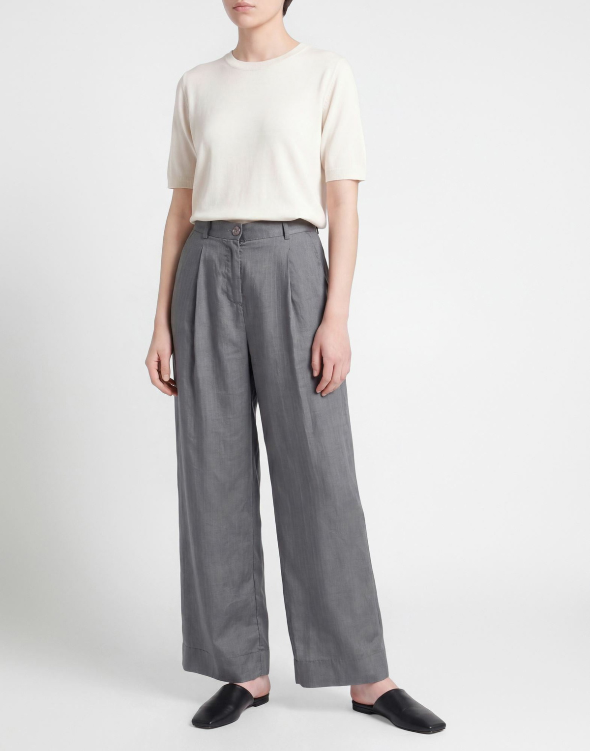 Alessia Santi Womens Pants Slate in Blue