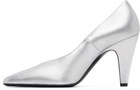 ALAÏA Silver Cone Heels