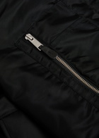 Entire Studios Broad Padded Nylon Bomber Jacket Black