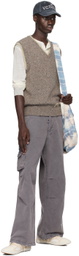 ERL Gray 'ERL' Knit Vest