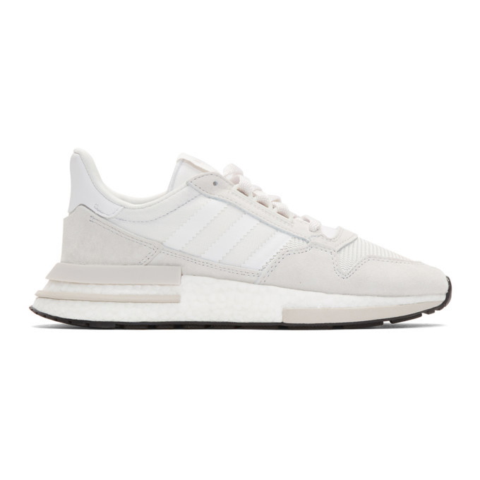 Photo: adidas Originals White ZX 500 Rm Sneakers