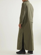 SAIF UD DEEN - Convertible Panelled Canvas Jacket - Green