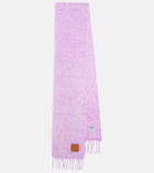 Loewe Anagram wool scarf