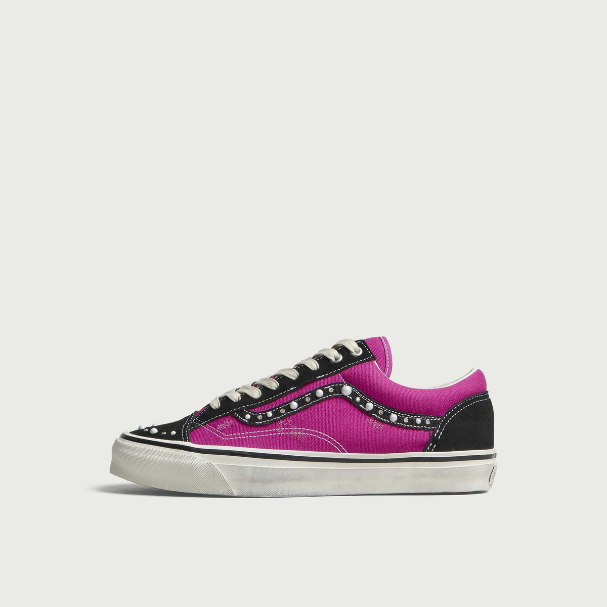 Vans Men's Lx Old Skool 36 Sneaker in Pearlized Fuchsia Red