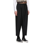 Comme des Garcons Homme Black Tropical Wool and Mohair Trousers