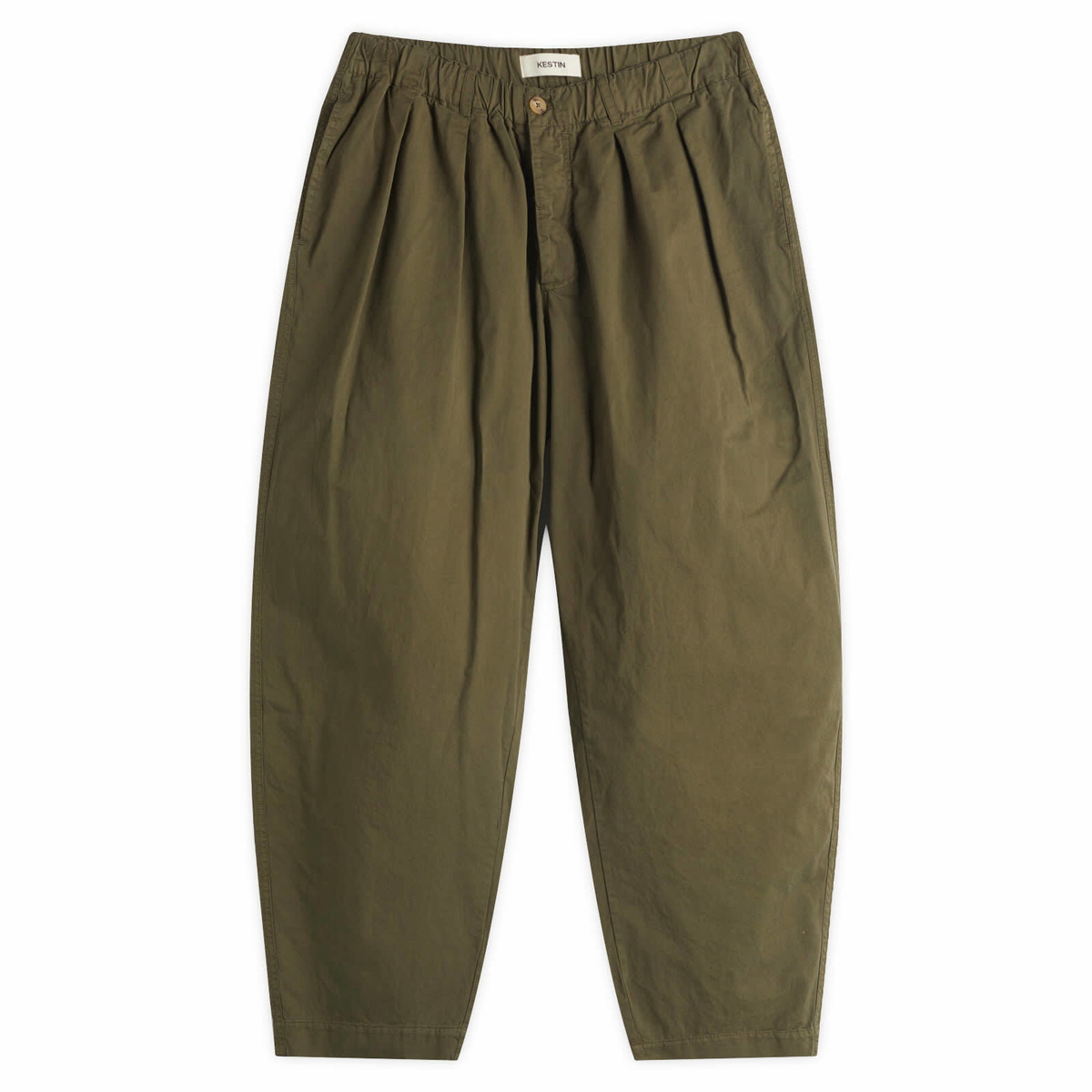 Kestin Men's Clyde Lightweight Trousers in Dark Olive