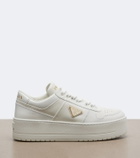 Prada Downtown Bold leather platform sneakers