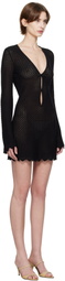 The Garment Black Tanzania Minidress